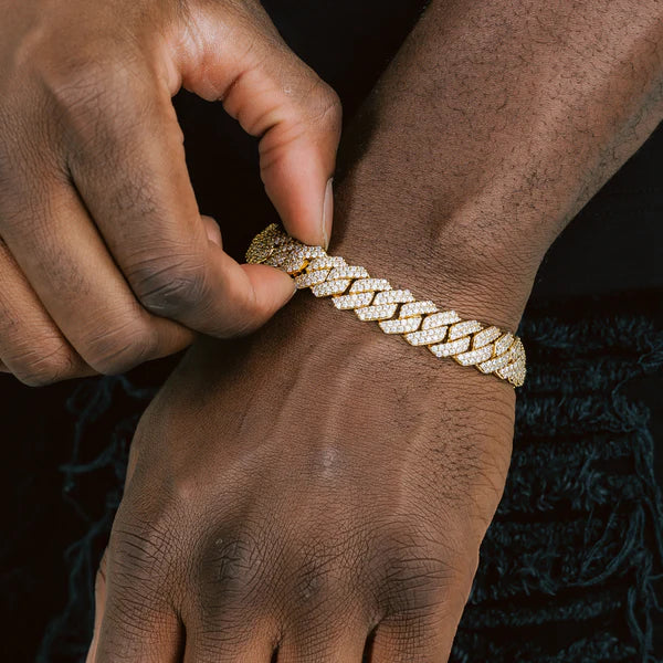 14MM ICED OUT CUBAN LINK BRACELET - Image 3