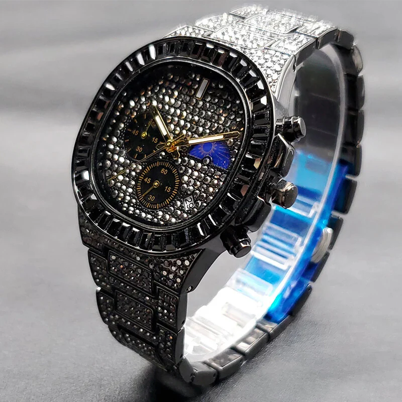 ICED OUT ATLAS BAGUETTE WATCH - Image 5