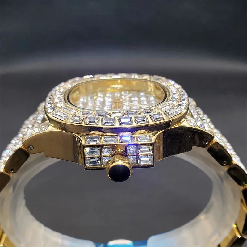 ICED OUT AQUILIS BAGUETTE WATCH - Image 4