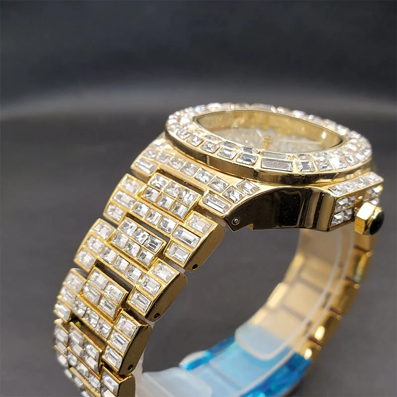 ICED OUT AQUILIS BAGUETTE WATCH - Image 5